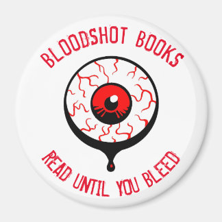 Bloodshot Books – 円形眼球磁石 マグネット
