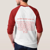 BLOODSWEATTEARS -カスタマイズ Tシャツ (裏面)