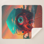 Bloody Eyes シェルパブランケット (正面(横))