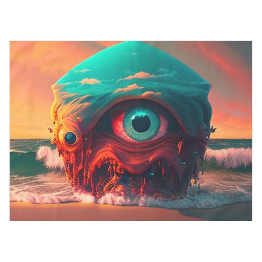 Bloody Eyes テーブルクロス (正面(横))