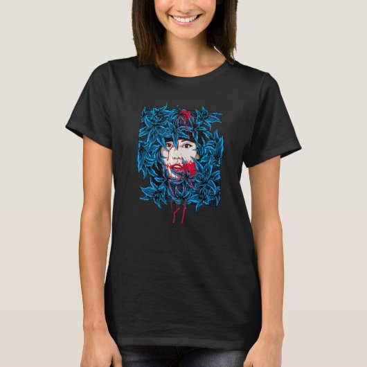 Bloody Girl In The Woods   Tシャツ (正面)