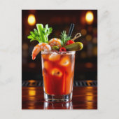 Bloody Mary Recipe Card ポストカード (正面)