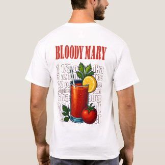 Bloody Mary T-Shirt – Bold Brunch Cocktail Tシャツ