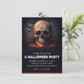 Bloody Skull Halloween Party 招待状 (スタンド正面)