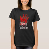 Bloody Valentine Gothic Emo Mysterious Occult Divi Tシャツ (正面)