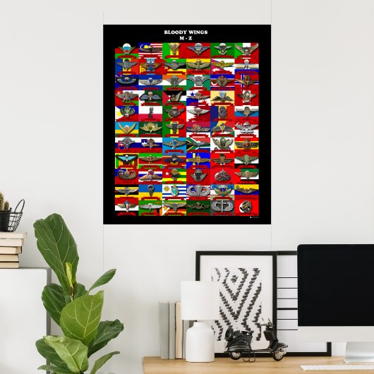 Bloody Wings 2 (engl.) Poster ポスター (ホームオフィス)