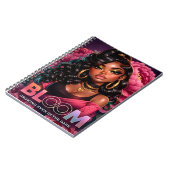 Bloom スパイラルノート – 暗闇でも成長する ノートブック (左側)