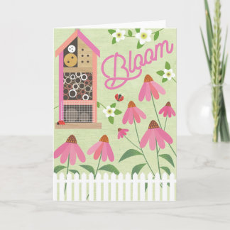 Bloom! 折りたたみ式ノートカード カード