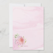 bloom 母の日の妻へのカード 招待状 (裏面)