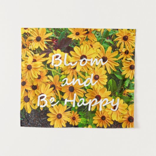 Bloom And Be Happy タペストリー (正面(横))