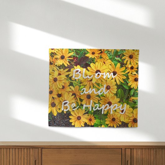 Bloom And Be Happy タペストリー