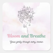 Bloom and Breathe ステッカー (正面)
