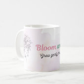 Bloom and Breathe フラワーマグ コーヒーマグカップ (正面左)