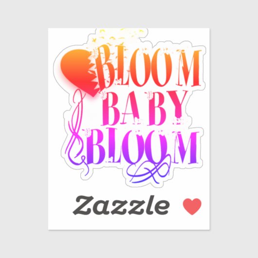 Bloom Baby Bloom – Boss Babe Edition Vinyl Sticker シール (シート)