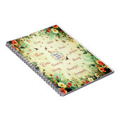 Bloom Baby Bloom - Floral Notebook ノートブック (右側)