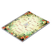 Bloom Baby Bloom - Floral Notebook ノートブック (左側)