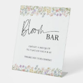 Bloom Bar Sign for Wedding and Events 台座サイン (正面)