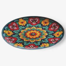 💀🎉Bloom Before Doom Día de los Muertos ペーパープレート