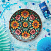 💀🎉Bloom & Bite Día de los Muertos ペーパープレート (パーティー)