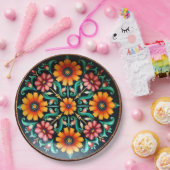 💀🎉Bloom & Bite Día de los Muertos ペーパープレート (パーティー)