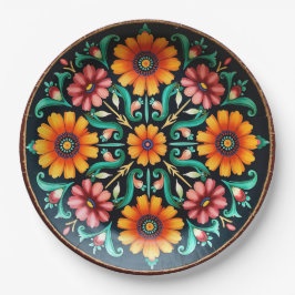 💀🎉Bloom & Bite Día de los Muertos ペーパープレート