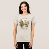 Bloom Boho ナチュラル ランドスケープ | 困難を乗り越えて成長せよ トライブレンドＴシャツ (正面全面)