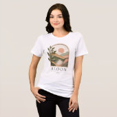 Bloom Boho 自然の風景 | 乗り越えた先に成長がある トライブレンドTシャツ (正面全面)