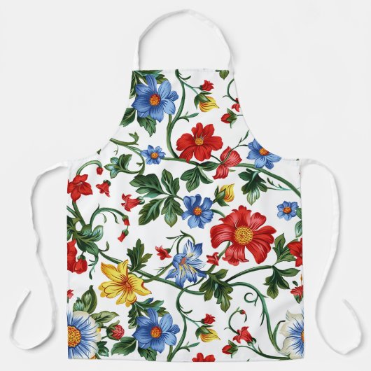 Bloom Boldly – Floral Apron エプロン (正面)