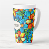 Bloom Botanical Classic Mug カフェラテマグ (右アングル)