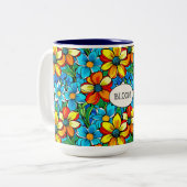 Bloom Botanical Classic Mug ツートーンマグカップ (正面左)