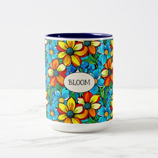 Bloom Botanical Classic Mug ツートーンマグカップ (中央)