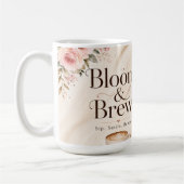 Bloom & Brew フラワーマグ コーヒーマグカップ (左)