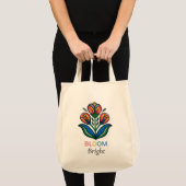 Bloom Bright Flower トートバッグ (正面(商品))