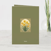 Bloom Bright The March Daffodil Spirit カード (裏面)