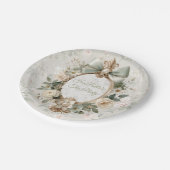 Bloom Floral Tea Party Paper Plates ペーパープレート (アングル)