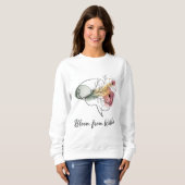Bloom From Within – Elegant Women’s Sweatshirts スウェットシャツ (正面フル)