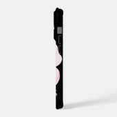 Bloom & Grow ピンクダリア フラワーミニマリスト iPhone iPhoneケース (左側面)