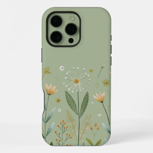 Bloom Grow Minimalist iPhoneケース (裏面)