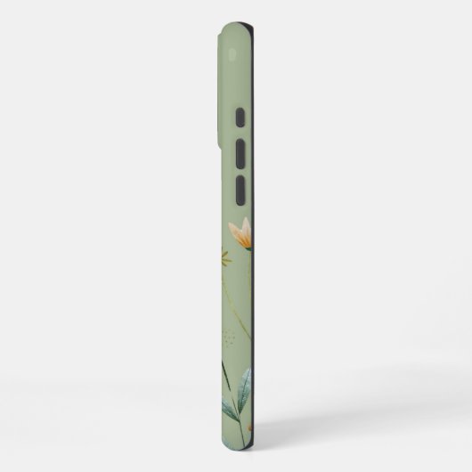 Bloom Grow Minimalist iPhoneケース (左側面)