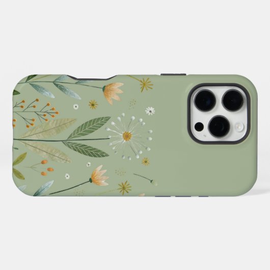 Bloom Grow Minimalist iPhoneケース (裏面横)