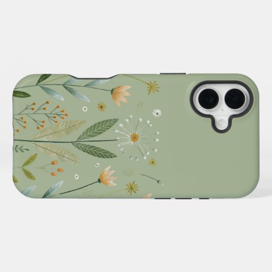 Bloom Grow Minimalist iPhoneケース (裏面横)