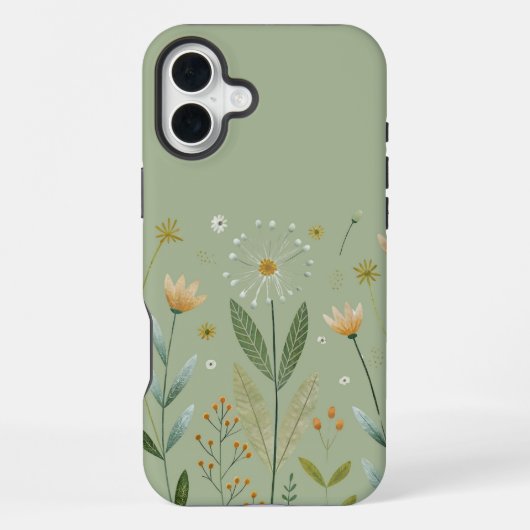 Bloom Grow Minimalist iPhoneケース (裏面)