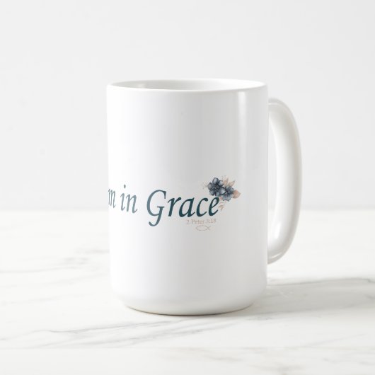 Bloom in Grace Mug コーヒーマグカップ (正面右)