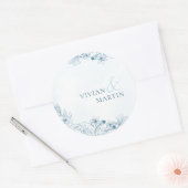 Bloom In The Winter Wedding ラウンドシール (封筒)