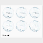 Bloom In The Winter Wedding ラウンドシール (シート)