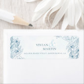 Bloom In The Winter Wedding Address ラベル (インサイチュ)