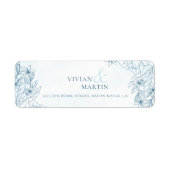 Bloom In The Winter Wedding Address ラベル (正面)