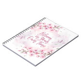  Bloom in Your Own Time Spiral Photo Notebook ノートブック (左側)