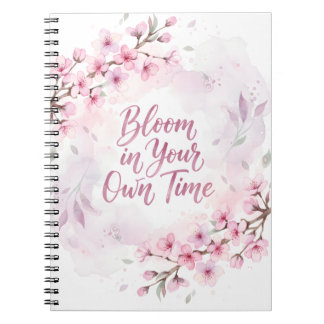  Bloom in Your Own Time Spiral Photo Notebook ノートブック