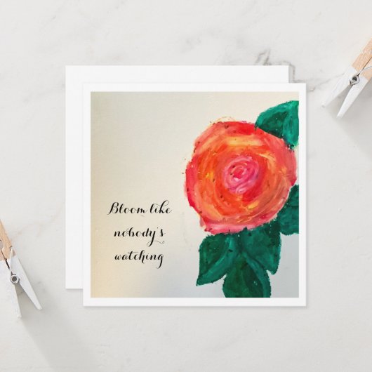 Bloom Like Nobody’s Watching (正面/裏面インサイチュ)